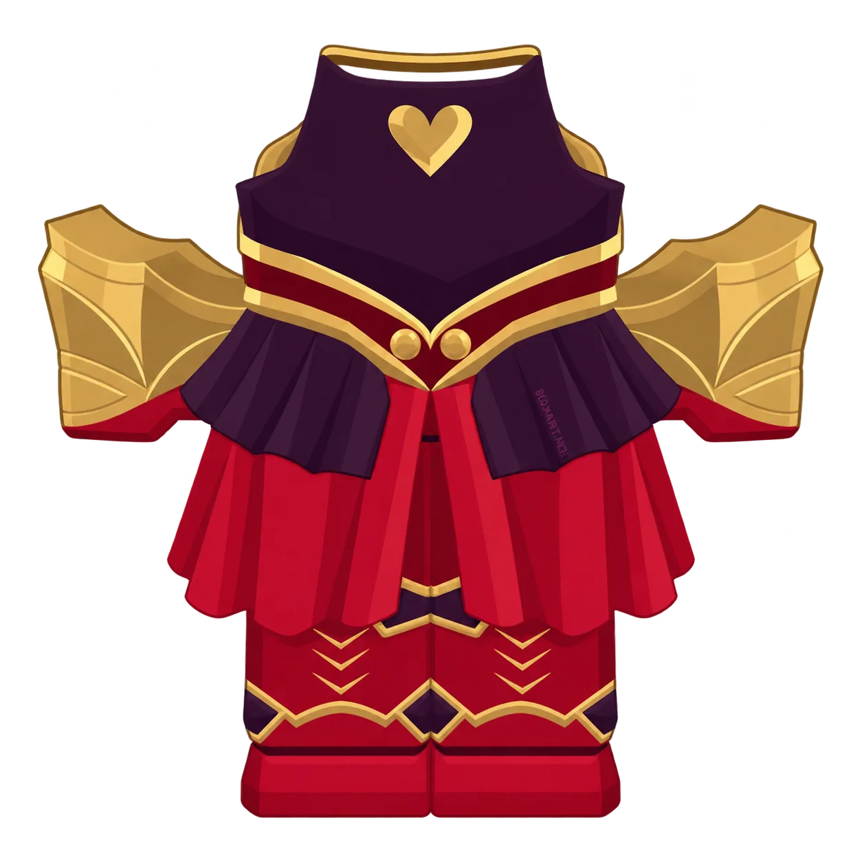 Exalted Cupid Queen's Outfit